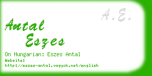 antal eszes business card
